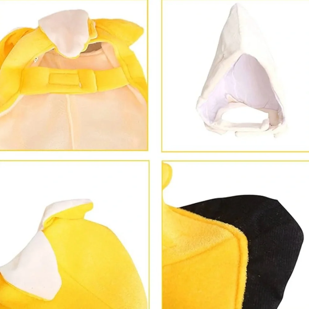 Banana Dog Costume XL NWOT Funny Halloween Pet Costume Jumpsuit w Hood